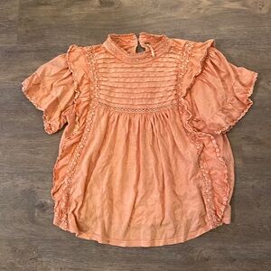 Free People Short Sleeve Top